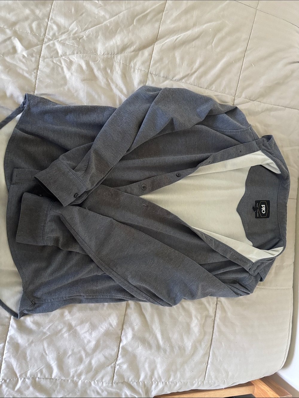 Pt01 Men's Gray Lightweight Shirt